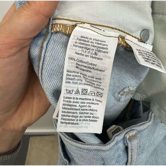 Madewell The Curvy Perfect Vintage Jean in fitzgerald Light wash rigid Size 29 - Picture 6 of 13